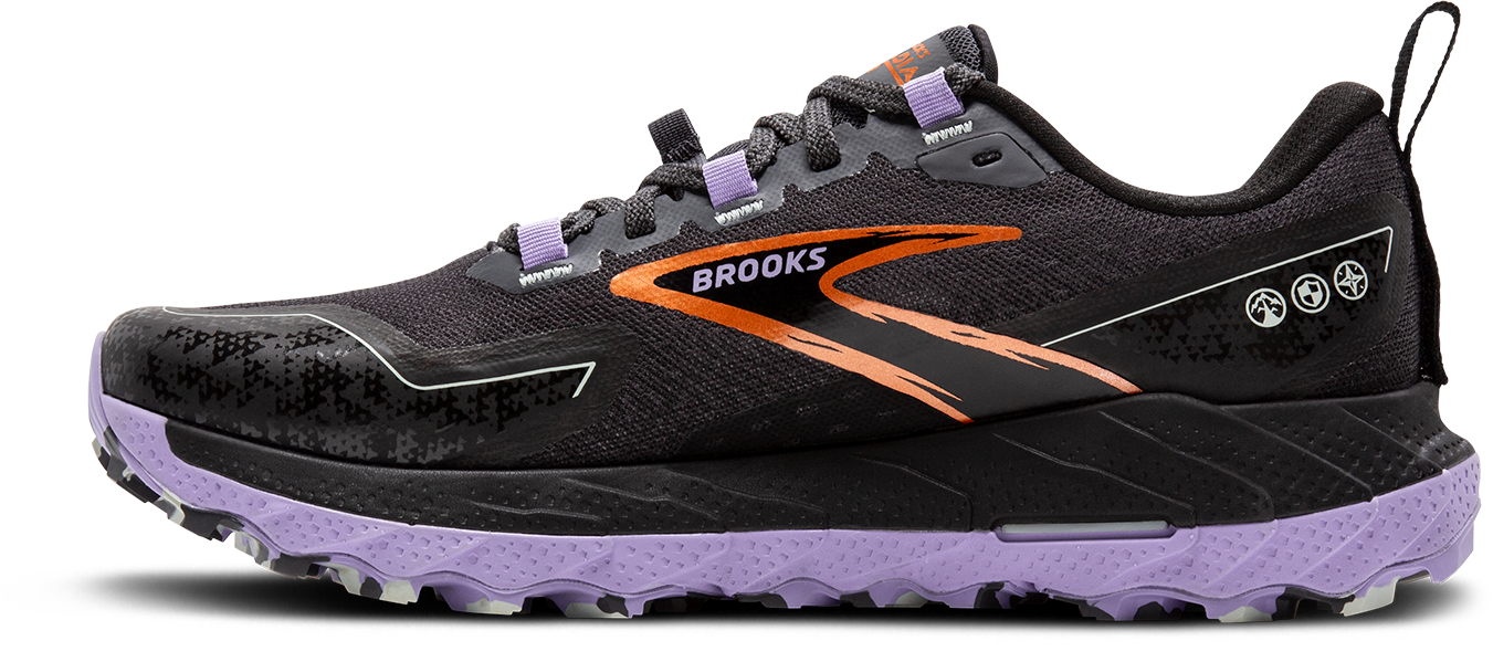 Women's Cascadia 18 WIDE (048 - Ebony/Sweet Lavender/Copper)