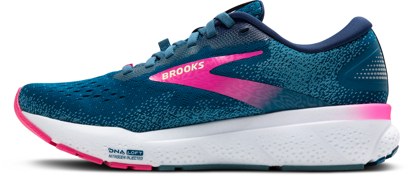 Women's Ghost 16 GTX (422 - Moroccan Blue/Pink/Yellow)