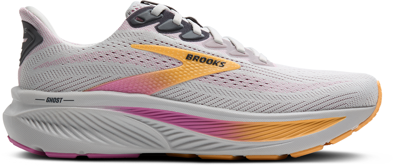 Women's Ghost 17 WIDE (070 - Oyster/Apricot/Pink) — TC Running Co
