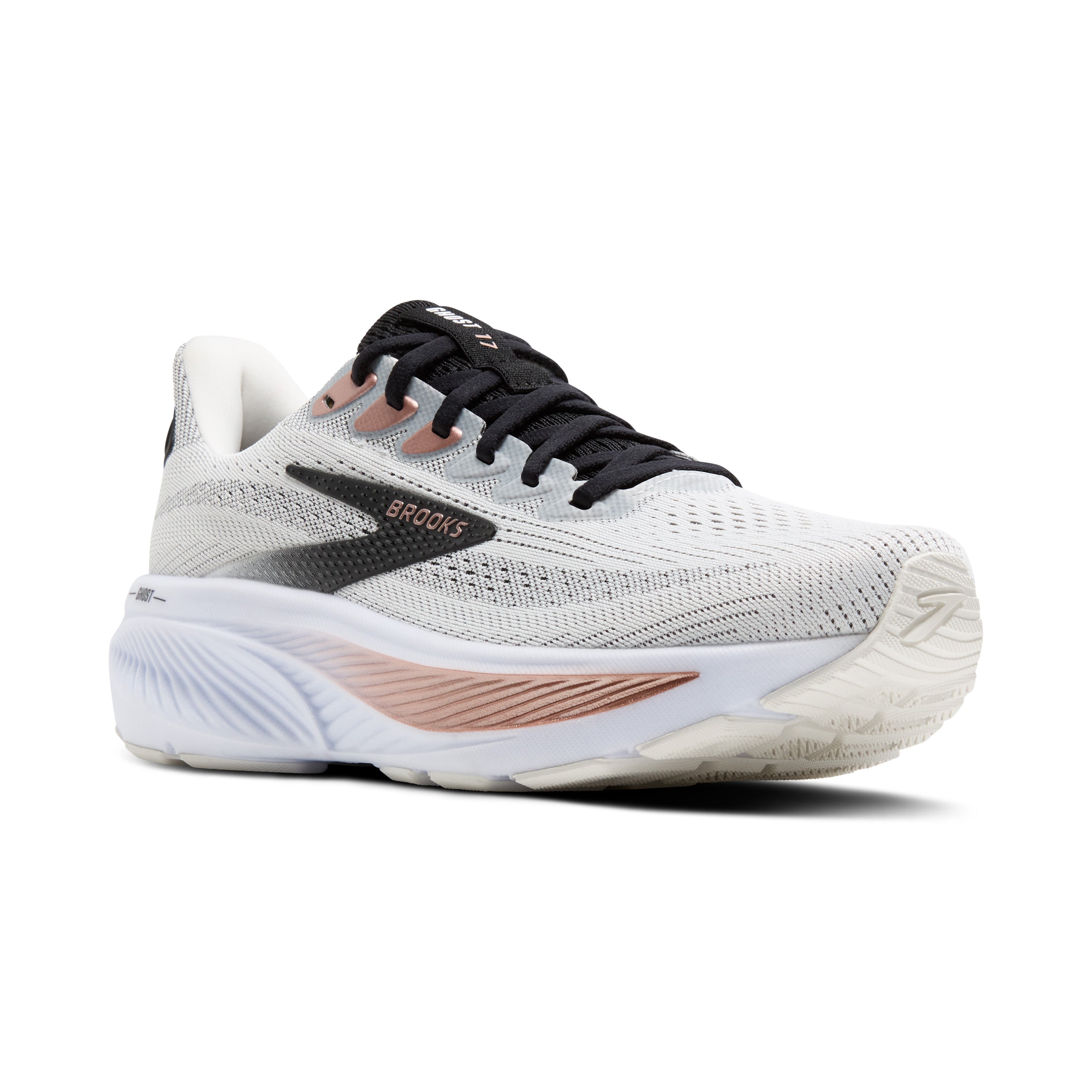 Women's Ghost 17 (105 - White/Black/Rose Gold) — TC Running Co