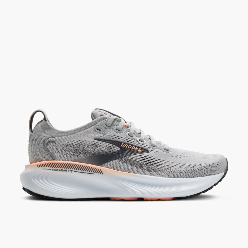 Women's Adrenaline GTS 25 (032 - Grey/Blackened Pearl/Coral) — TC