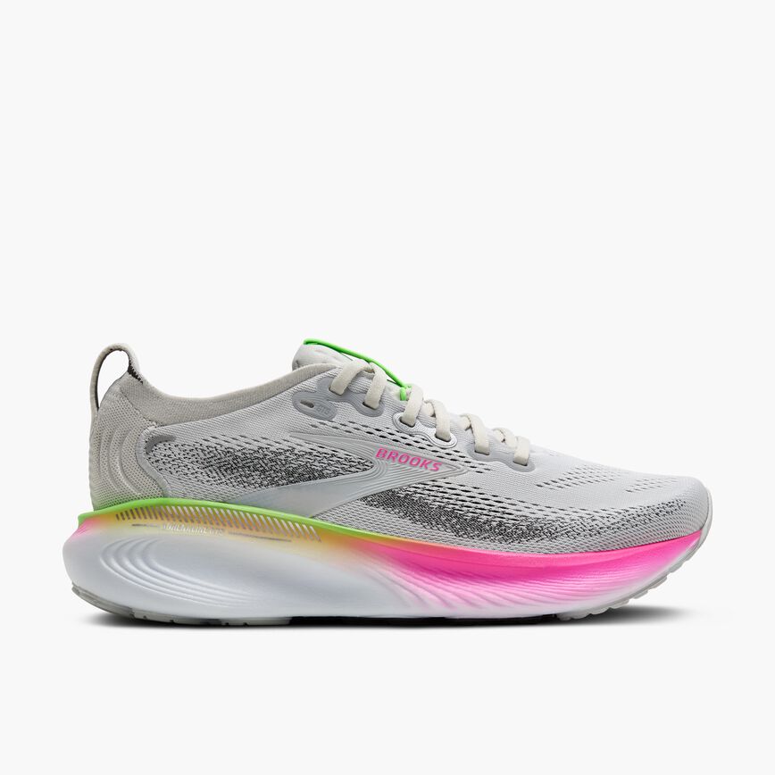 Women's Adrenaline GTS 25 (053 - Oyster/Pink/Green) — TC Running Co