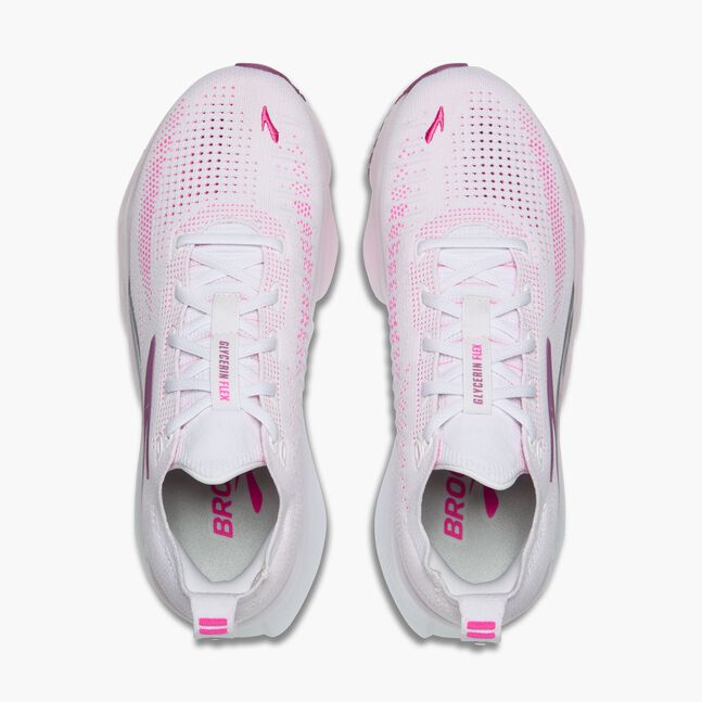 Women's Glycerin Flex (136 - White/Cyber Pink/Argyle)