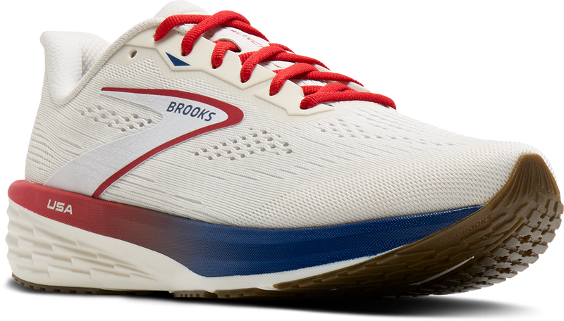 Women's Launch 12 "Stars and Strides" (231 - Coconut/Red/Blue)
