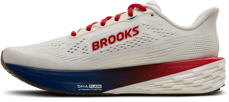 Women's Launch 12 "Stars and Strides" (231 - Coconut/Red/Blue)