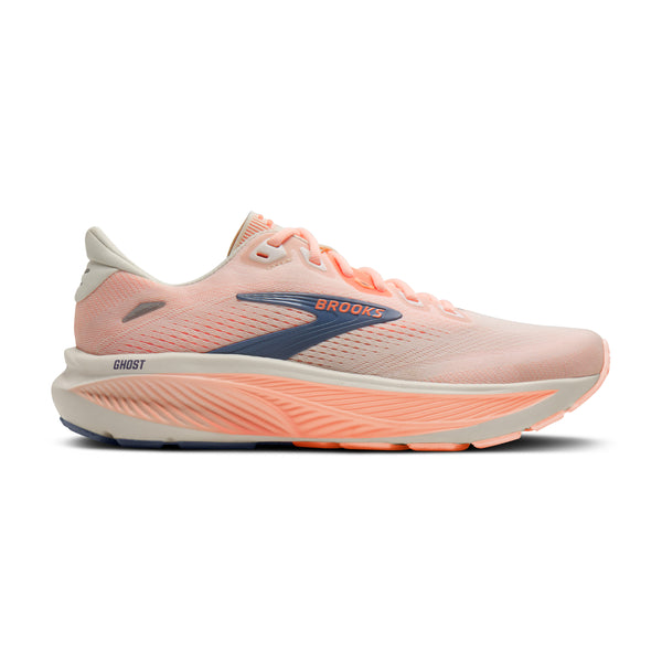 Women's Ghost 18 WIDE (161 - Star White/Cyber Peach/Grey) — TC