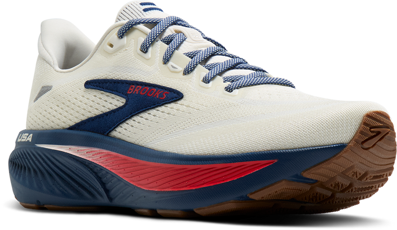Women's Ghost 18 "Stars and Strides" (231 - Coconut/Red/Blue)