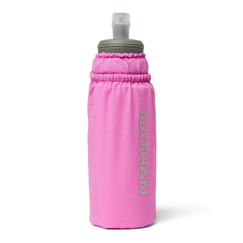 Pinnacle Soft Flask Handheld 14oz (Fuchsia/Reflective Silver)