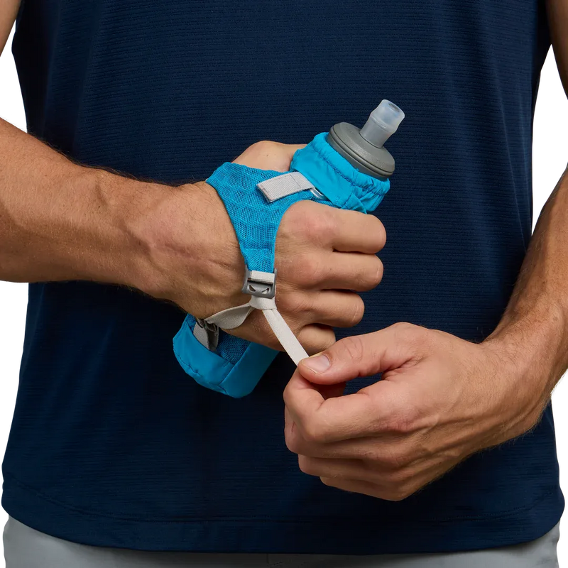 Pinnacle Soft Flask Handheld 14oz (Electric Blue/Reflective Silver)