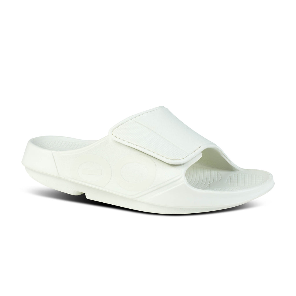 Unisex OOahh Sport Flex Slide Sandal (Cosmic Gray) — TC Running Co