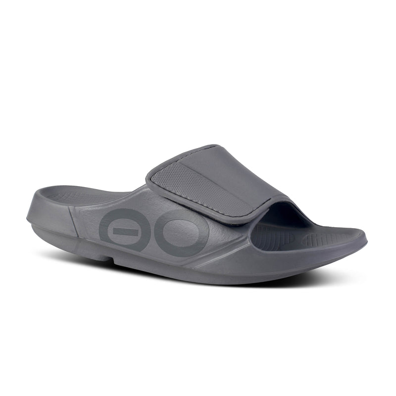 Unisex OOahh Sport Flex Slide Sandal (Slate)