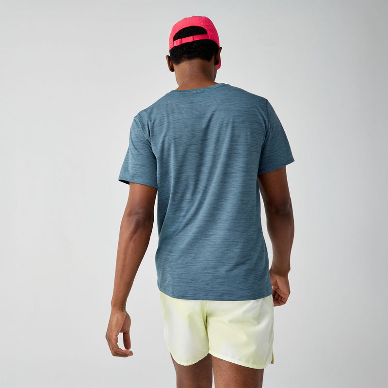 Men’s Luxe Short Sleeve (029 - Heather Slate Grey)