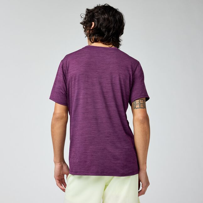Men’s Luxe Short Sleeve (548 - Heather Burgundy Blaze)