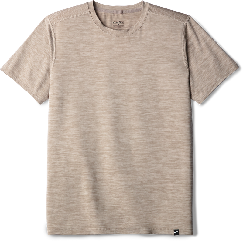 Men's Luxe Short Sleeve (239 - Htr Sand Dune)