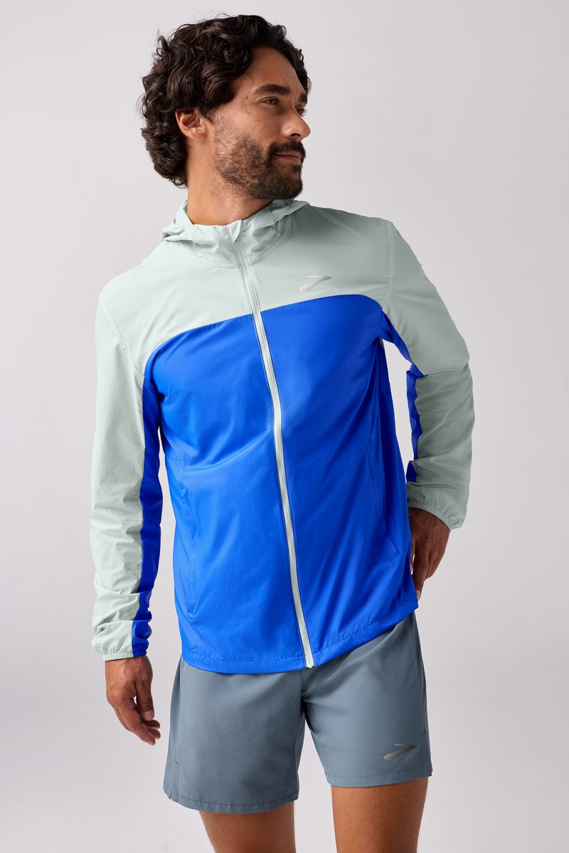 Men's Canopy Packable Jacket (420 - Neo Blue/Smoke)