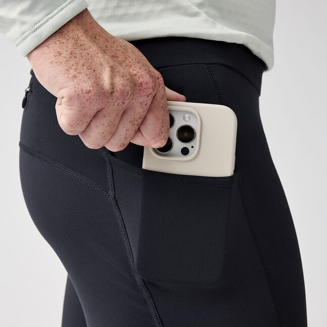 ウォーキング・ランニングウェア TRlMTX Men's Momentum Thermal Tight 2.0 (021 - Black/Speed Logo) — TC