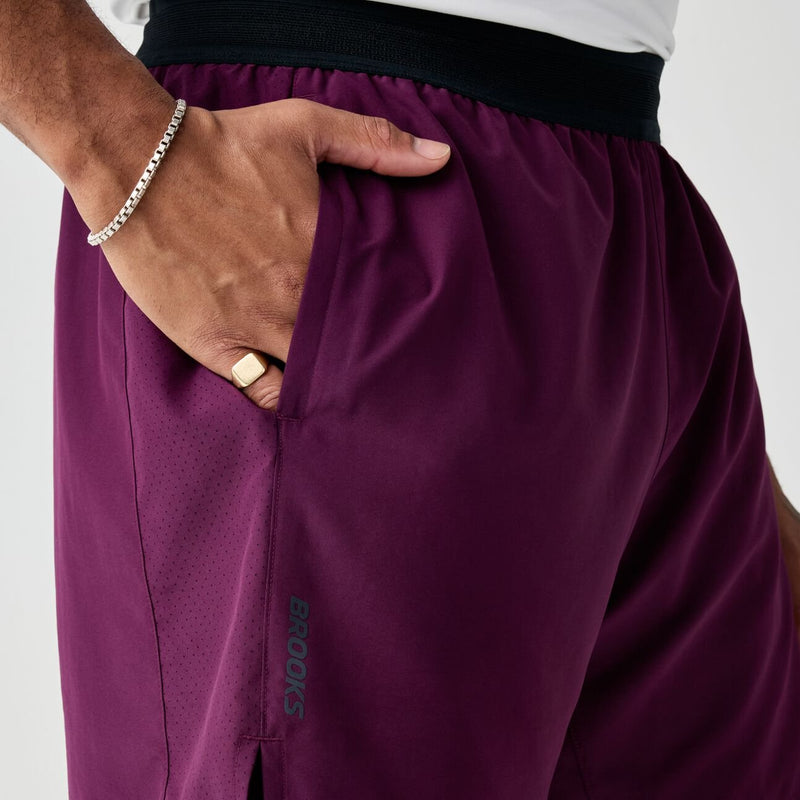 Men’s Dash 2-in-1 Short (516 - Burgundy Blaze/Black)