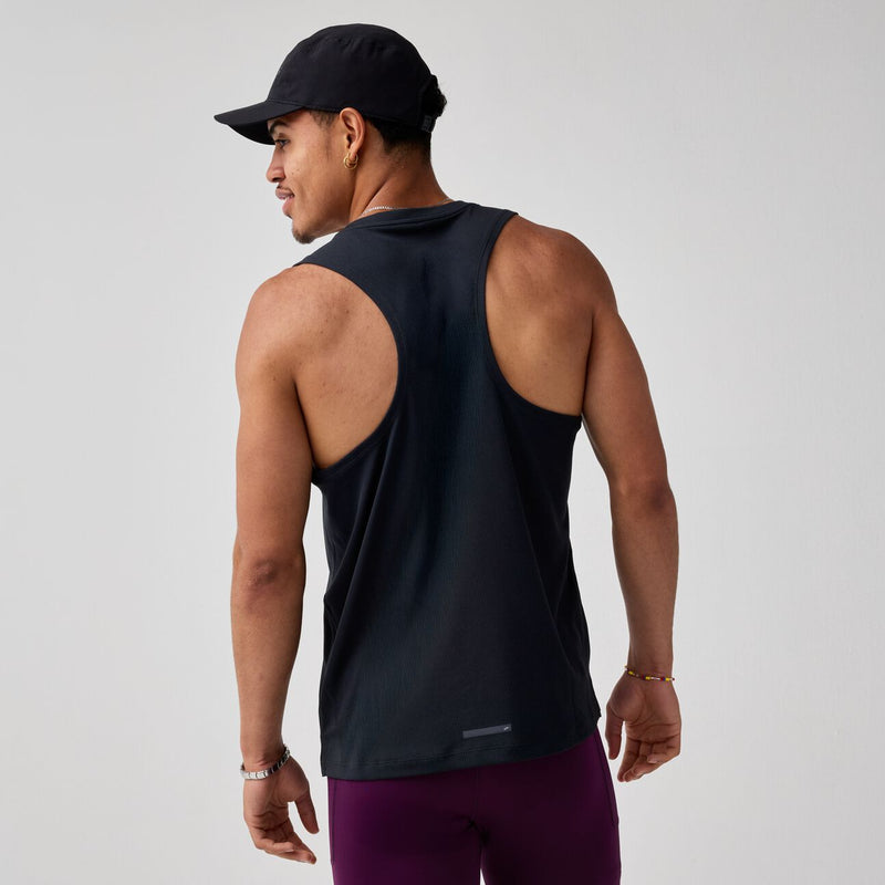 Men’s Dash Singlet (001 - Black)
