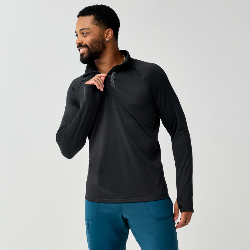 Men's Momentum Thermal 1/2 Zip - Black