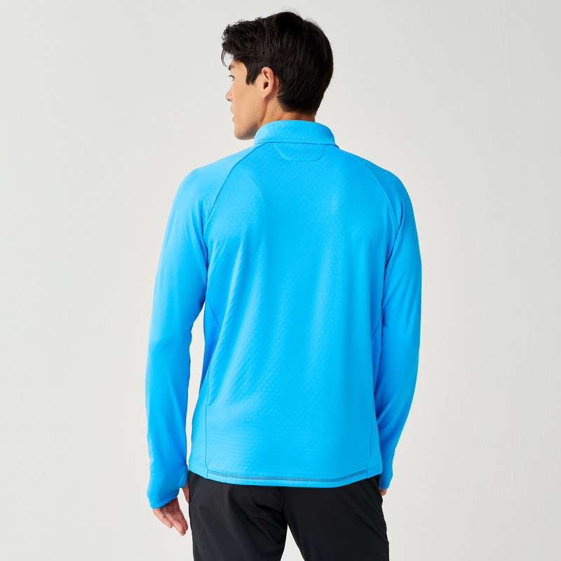 Men's Momentum Thermal 1/2 Zip - Cyber Blue