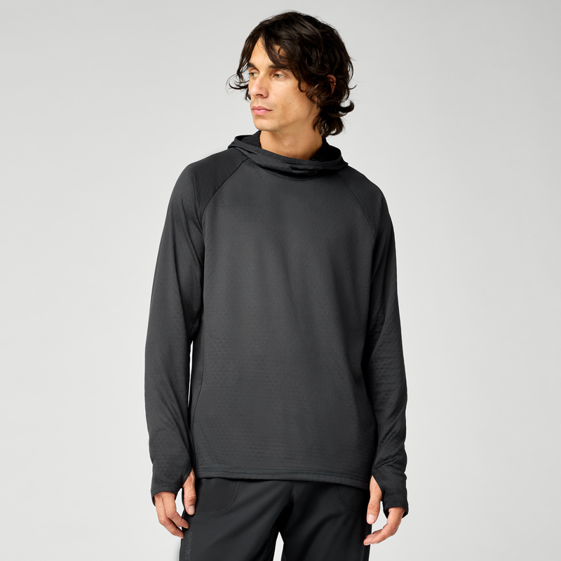 Men's Momentum Thermal Hoodie - Black