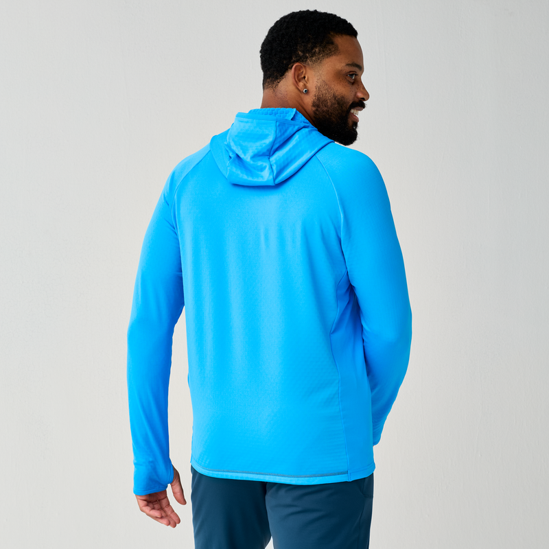 Men's Momentum Thermal Hoodie - Cyber Blue