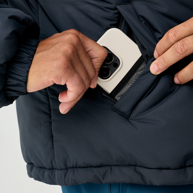 Men's Shield Puffer Jacket - Black