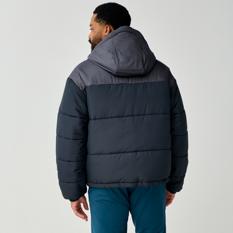 Men's Shield Puffer Jacket - Black