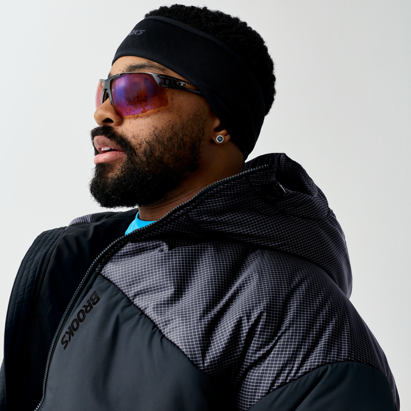 Men's Shield Puffer Jacket - Black