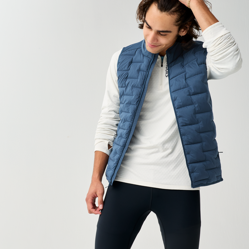 Men's Momentum Thermal Vest - Indigo