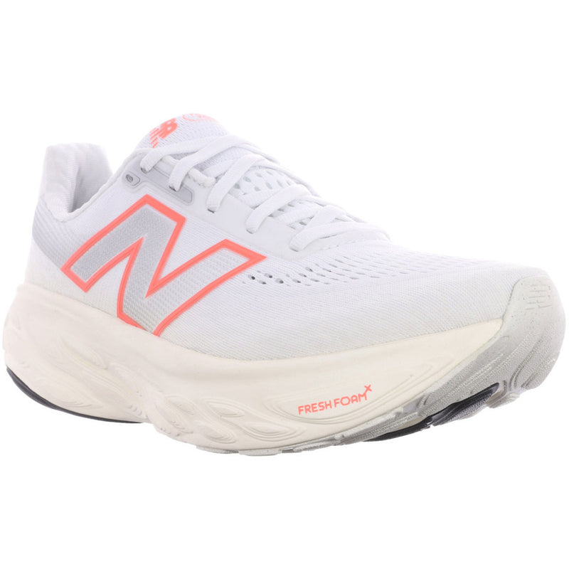 Women's Fresh Foam X 1080 v14 (H - NB 103 White/Angora/Urgent Red)