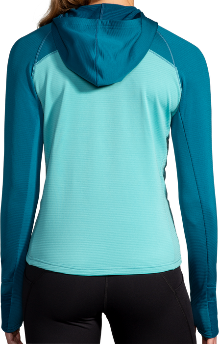 Women's Notch Thermal Hoodie 2.0 (438 - Aqua/Moroccan Blue)