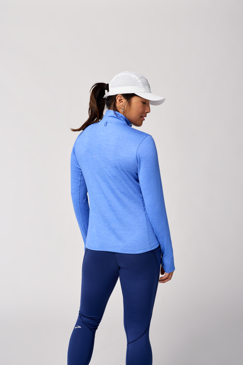 Women’s Dash 1/2 Zip (483 - Htr Bluebell)
