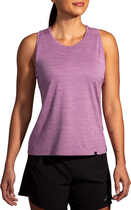 Women’s Luxe Tank (507 - Heather Washed Plum)