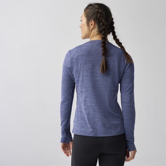 Women’s Luxe Long Sleeve (476 - Heather Nightshadow)