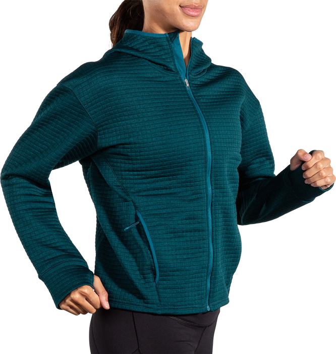 Women's Activate Midweight Hoodie (471 - Heather Moroccan Blue)