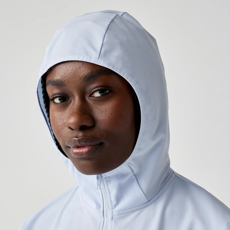 Women's TCRC x Brooks Canopy Packable Jacket (456 - Halogen Blue)