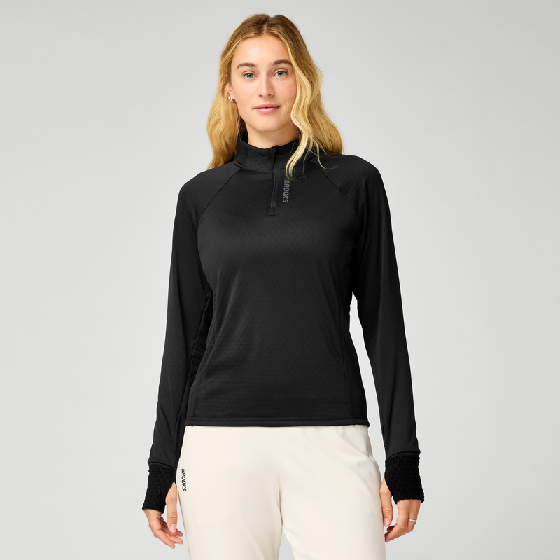 Women's Momentum Thermal 1/4 Zip - Black