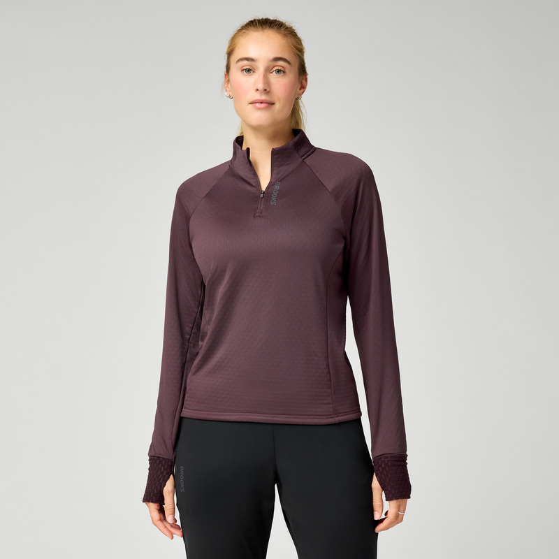 Women's Momentum Thermal 1/4 Zip - Cocoa