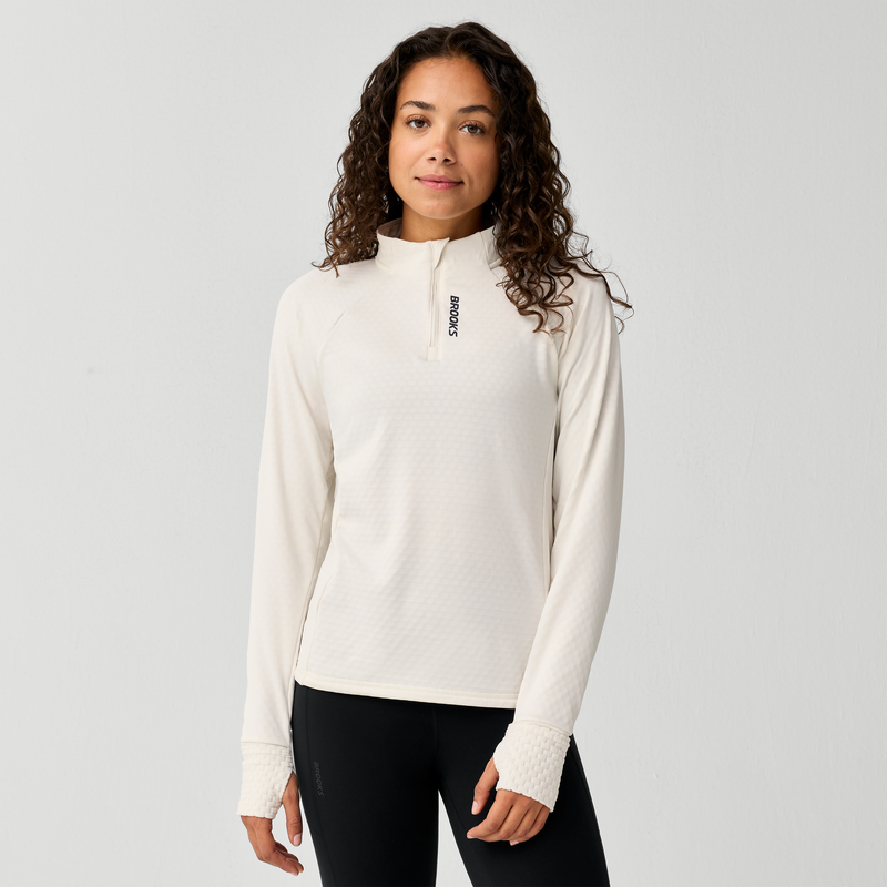Women's Momentum Thermal 1/4 Zip - Bone