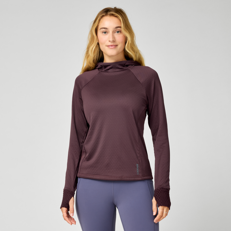 Women's Momentum Thermal Hoodie - Cocoa