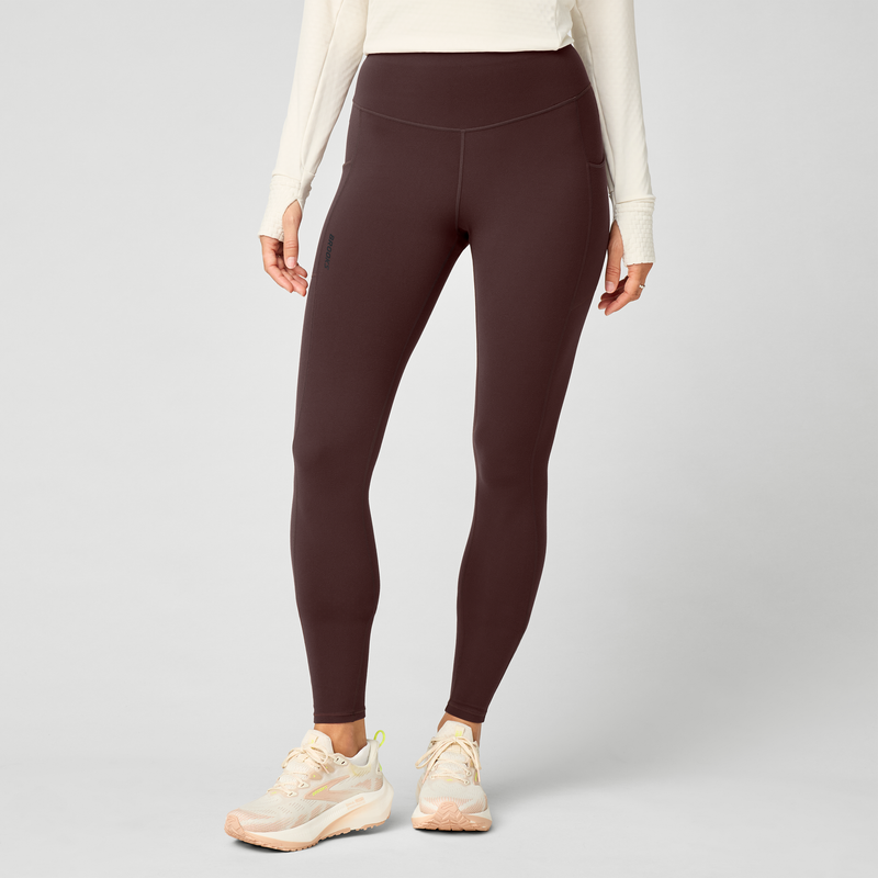 Women's Momentum Thermal Tights - Cocoa