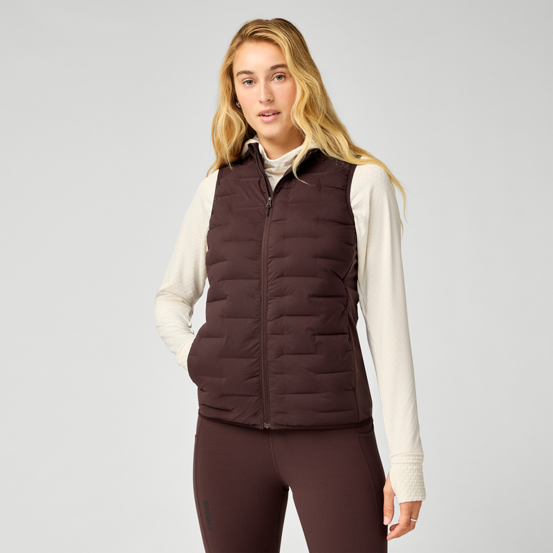 Women's Momentum Thermal Vest - Cocoa