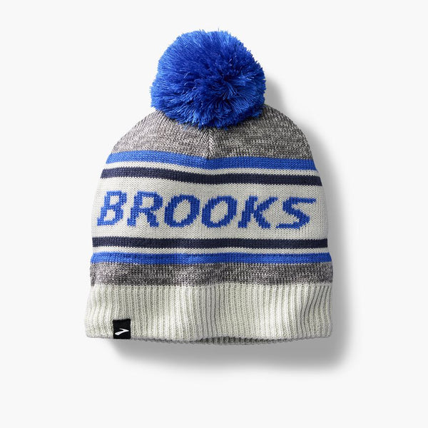 Unisex Heritage Pom Beanie (457 - Neo Blue/Brooks) — TC Running Co