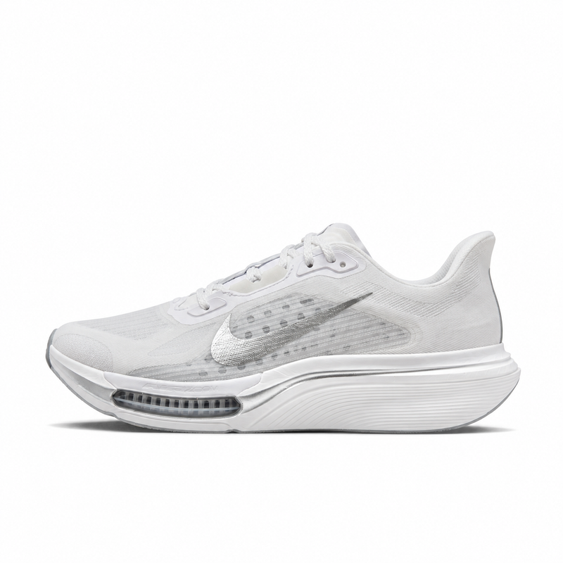Women’s Pegasus Plus 2 (White/Metallic Silver-Off White)