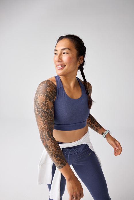 Women's Luxe Pocket Bra (476 - Htr Nightshadow)