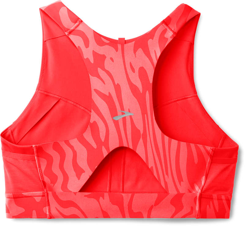 Women's Drive 3 Pocket Run Bra (622 - Neo Cayenne Speedscape)