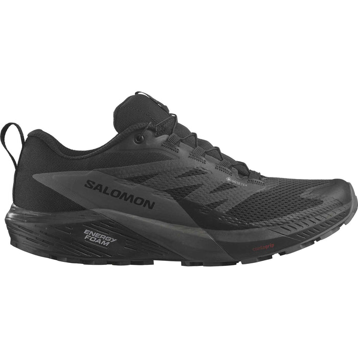 Salomon SENSE RIDE 5 GTX - Zapatillas de senderismo - black/magnet