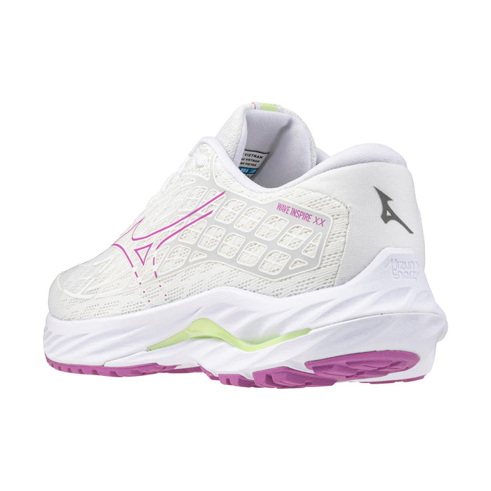 Women's Wave Inspire 20 (001P - White-Rose Red)