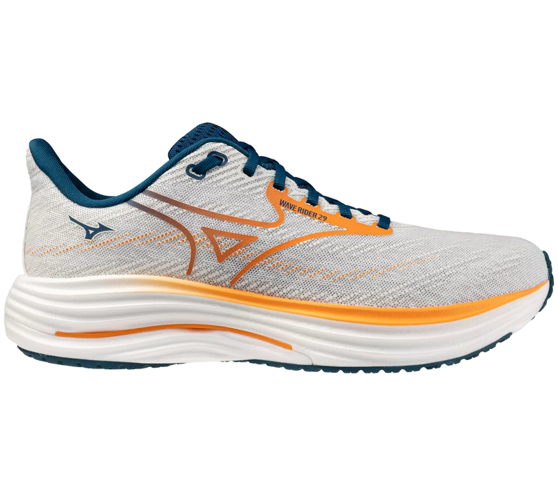 Men's Wave Rider 29 (002S - GF White/Autumn Sunset) — TC Running Co Men's Wave Rider 29 (002S - GF White/Autumn Sunset) — TC Running Co